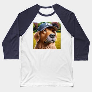 Dog with Baseball Cap Baseball T-Shirt